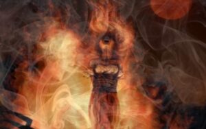 Сожжение ведьм в средние века, отречение и разрыв их природной связи со старыми богинями и с землёй. Древние знания в образующейся религии